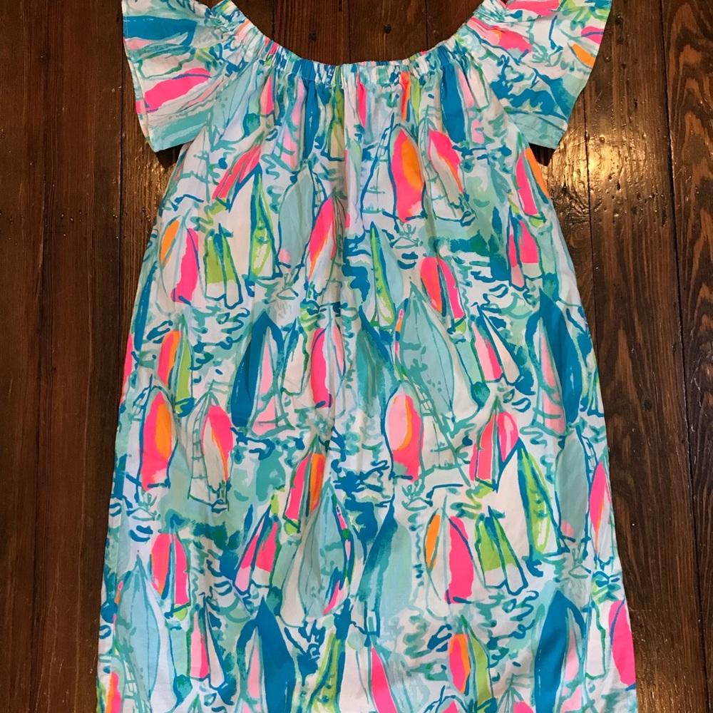Lilly Pulitzer NWOT off the shoulder dress!